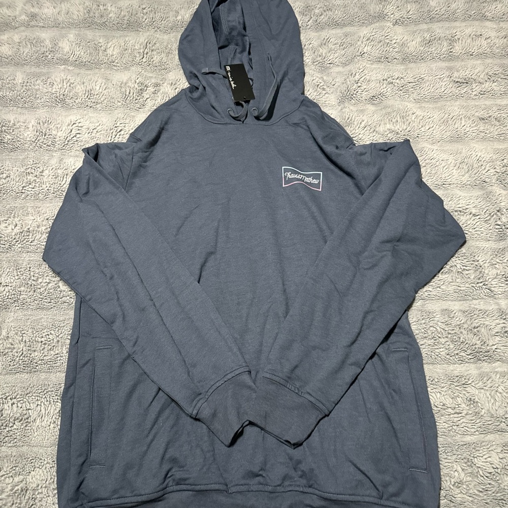 Travis Mathew Men's Blue Hoodie